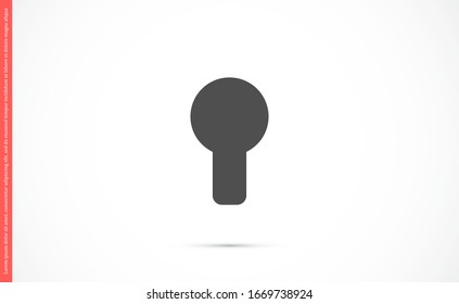 Icono vectorial de bloqueo de puertas. Castillo de puerta para icono de casa. Icono de castillo de puertas para la venta.Bloqueo de puertas para almacenar icono.