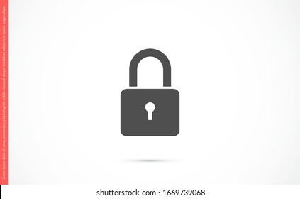 Door lock vector icon. Door castle for house icon. Door castle for sale icon.Door lock for storing icon.