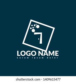 door logo concept. Designed for your web site design, logo, app, UI. map pin logo design. corporate identity logo. can be used for business company. modern illustration 
