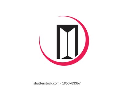 door logo design inspiration. Vector real estate business logo.