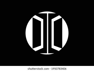 door logo design inspiration. Vector real estate business logo.