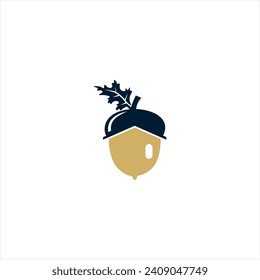 Door logo design with oak vector graphic