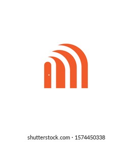 Door logo design vector inspiration