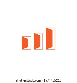 Door logo design vector inspiration