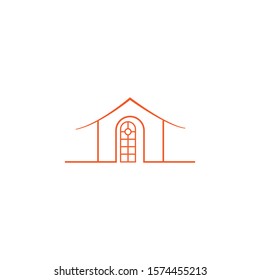 Door logo design vector inspiration