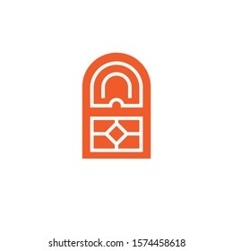 Door logo design vector inspiration