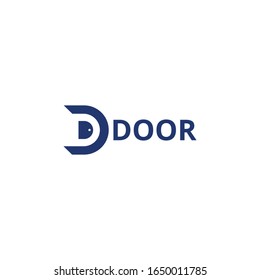 Door logo design vector inspiration