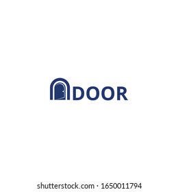 Inspiración vectorial del diseño del logotipo de la puerta
