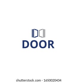 Inspiración vectorial del diseño del logotipo de la puerta