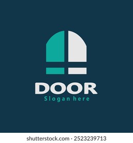 door logo design.company logo .vector