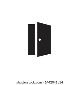 Door logo icon design vector template