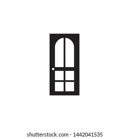 Door logo icon design vector template