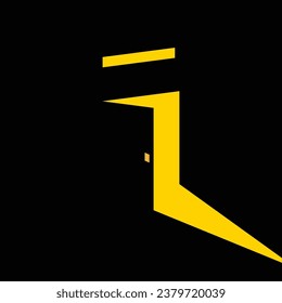 door logo icon vector illustration template design