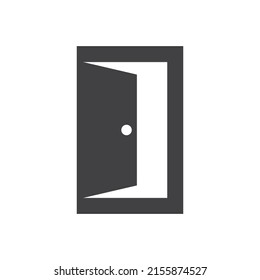 Door logo icon vector template