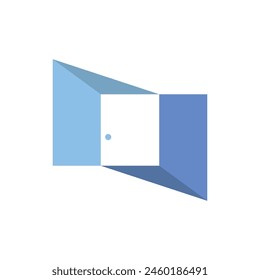 Door logo icon vector template