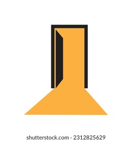 door logo on white background
