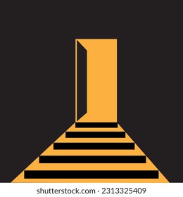 logotipo de puerta en fondo blanco