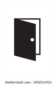	
Door logo simple design icon vector