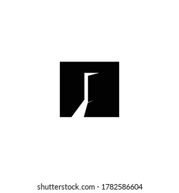 door logo stock illustration design