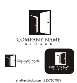 Door logo and symbol vector 