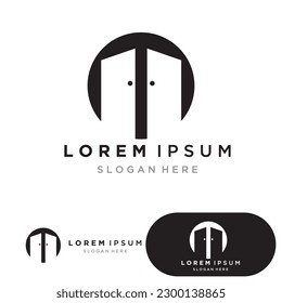 Door logo and symbol vector 