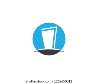 Door logo template