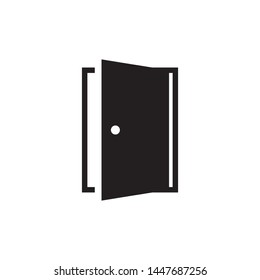 Door logo template vector icon design