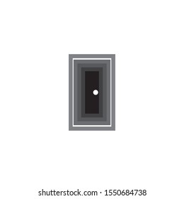 Door logo template vector icon design
