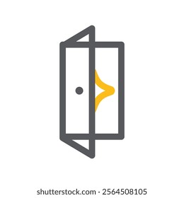 Door Logo Vector Icon Template Illustration