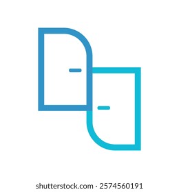 Door Logo Vector Icon Template Illustration