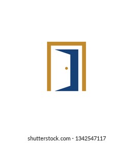 door logo vector symbol design 