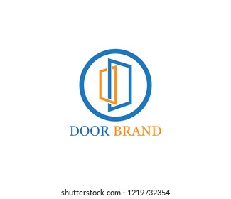 door logo vector template