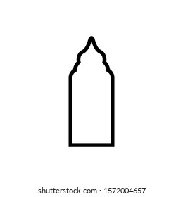 Door mosque icon design template vector illustration isolated