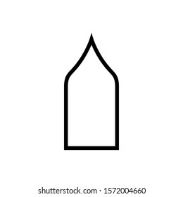 Door mosque icon design template vector illustration isolated
