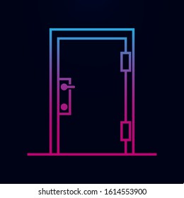 Door nolan icon. Simple thin line, outline vector of web icons for ui and ux, website or mobile application