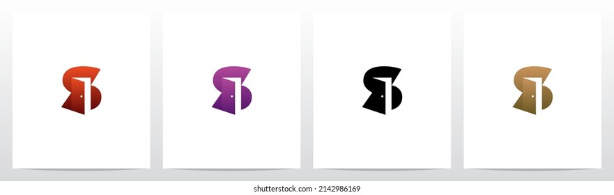 Door Open Letter Logo Design S