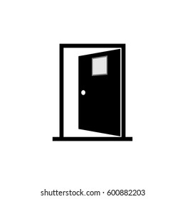 Door open vector icon
