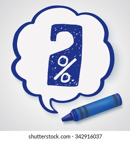 door sale hanger doodle