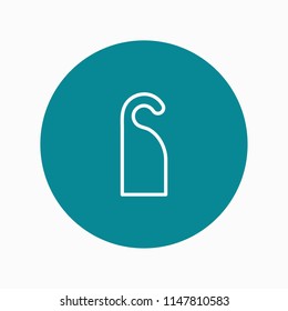 door service icon vector
