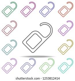 door sign in the hotel icon. Elements of Hotel in multi color style icons. Simple icon for websites, web design, mobile app, info graphics