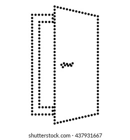 Door sign illustration