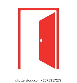 door sign symbol vector icon