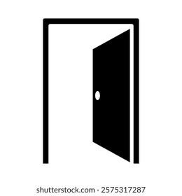 door sign symbol vector icon