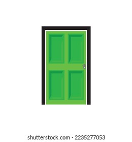 door stock illustration ,vector and clipart