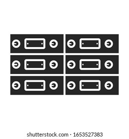 Door of storage vector icon.Black vector icon isolated on white background door of storage .