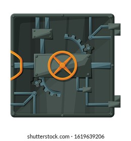 Door of storage vector icon.Cartoon vector icon isolated on white background door of storage .
