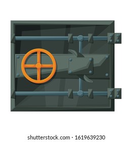 Door of storage vector icon.Cartoon vector icon isolated on white background door of storage .