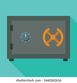 Door of storage vector icon.Flat vector icon isolated on white background door of storage .