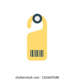 door tag  bar code  label 