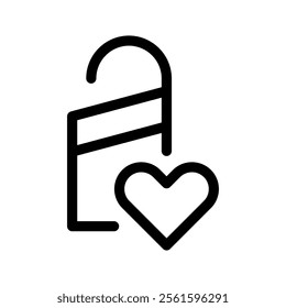 Door Tag Icon Vector Symbol Design Illustration